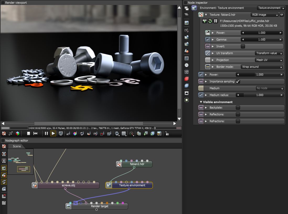Texture Environment OTOY, Inc. SANDBOX